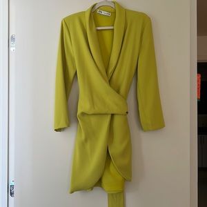 Zara green dress